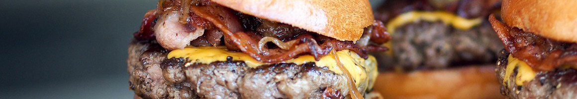 Eating Burger at Burger Pop restaurant in Seagoville, TX.